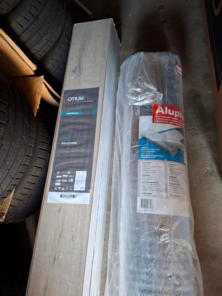 3 pakken laminaat 7.5 m2 incl. Ondervloer, Ophalen, 50 tot 150 cm, Nieuw, 10 m² of meer