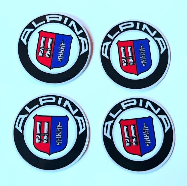ALPINA   velg logo merk embleem stickers 5CM ., Ophalen of Verzenden