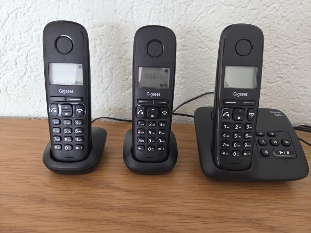 Gigaset A270A, trio dect telefoons, Ophalen