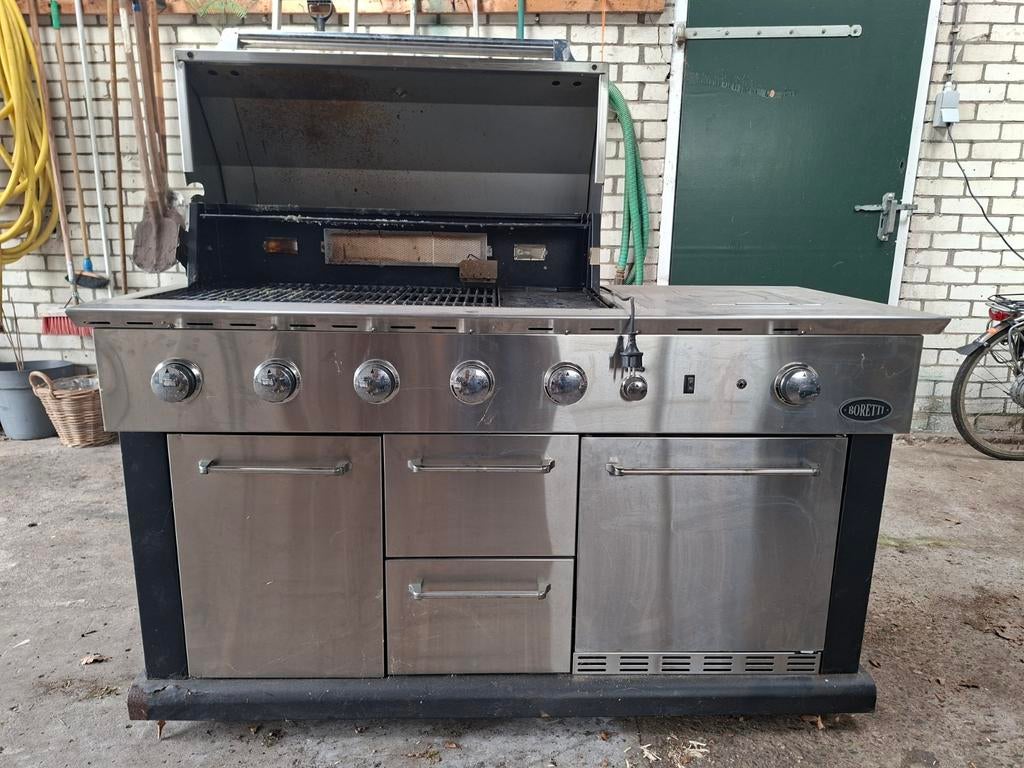 Boretti Luciano gas barbecue, Ophalen, Gebruikt