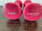 Dumbbells Gewichten 0.5 kg per stuk, Ophalen of Verzenden, Zo goed als nieuw, Dumbbell