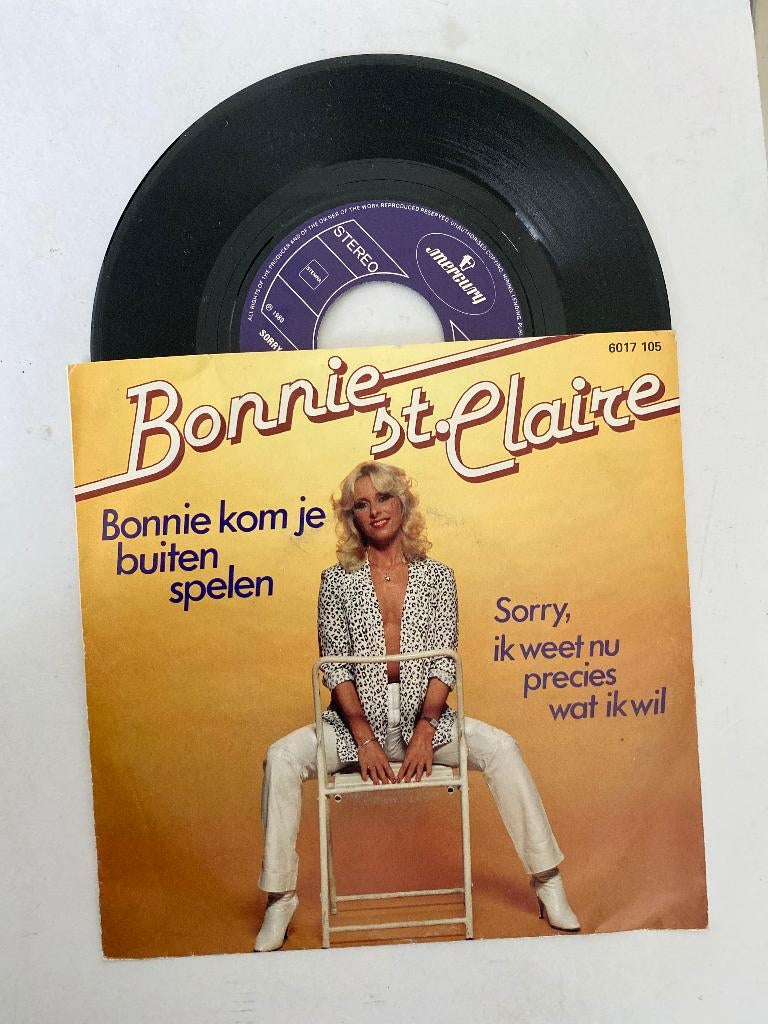 Bonnie St. Claire – Bonnie Kom Je Buiten Spelen91980), 7 inch, Zo goed als nieuw, Nederlandstalig, Single