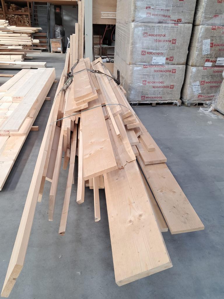 Partij vuren allerhande, Ophalen, Zo goed als nieuw, 250 cm of meer, Balken