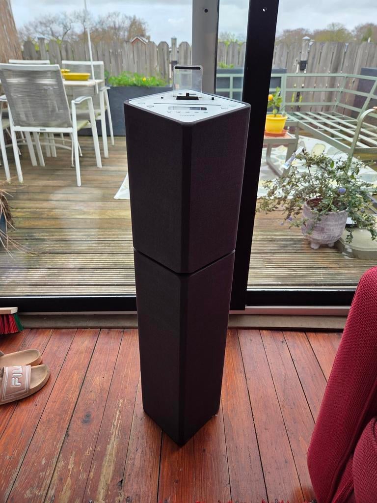 Philips Radio CD Micro Muziek Systeem met iPod/iPhone Dock, Audio, Tv en Foto, Stereo-sets, Ophalen, Philips, Gebruikt, Microset