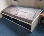 VERKOCHT. . Ikea bed Flexa Opbergruimte + Matras., Huis en Inrichting, Gebruikt, 90 cm, Eenpersoons, Wit