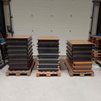 Partij 40 x vintage kantine tafels / bureaus, Ophalen, Gebruikt
