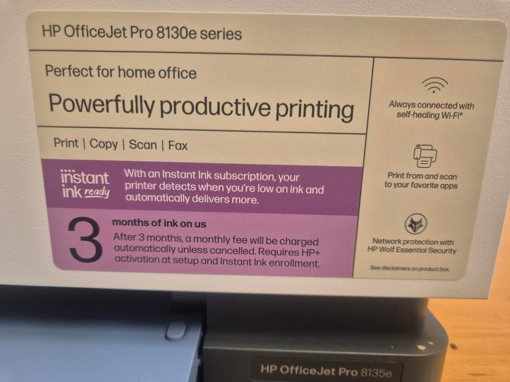 HP OfficeJet Pro 8130e series all-in-one printer, Ophalen, Hp, Inkjetprinter, All-in-one