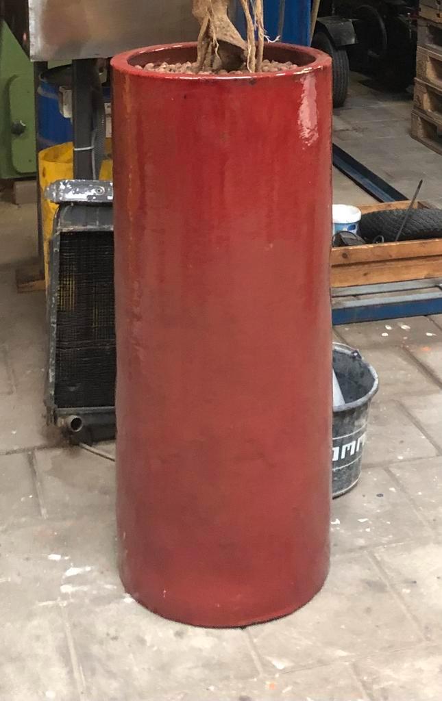 grote bloempot ZONDER PLANT - 100cm hoog - 4 stuks, Huis en Inrichting, Woonaccessoires | Kunstplanten en Kunstbloemen, Zo goed als nieuw