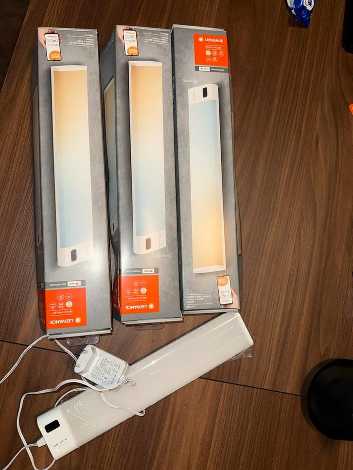 4x Ledvance Smart WiFi Onderbouw Sensor Lampen, Huis en Inrichting, Lampen | Overige, Nieuw, Ophalen