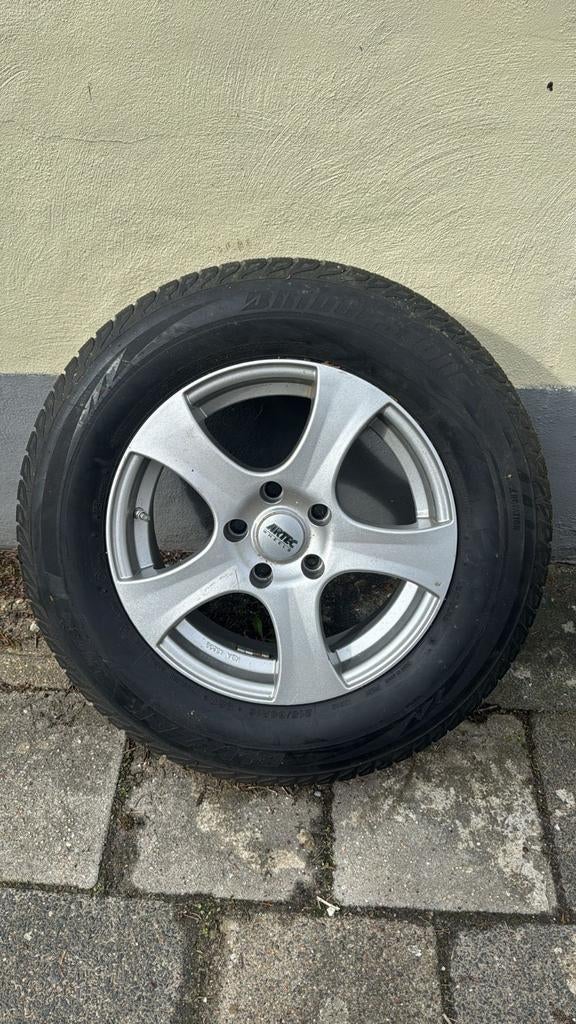 Set , 4 velgen 5x114.3 maat 215x65x16 als nieuw, Ophalen of Verzenden, Nissan