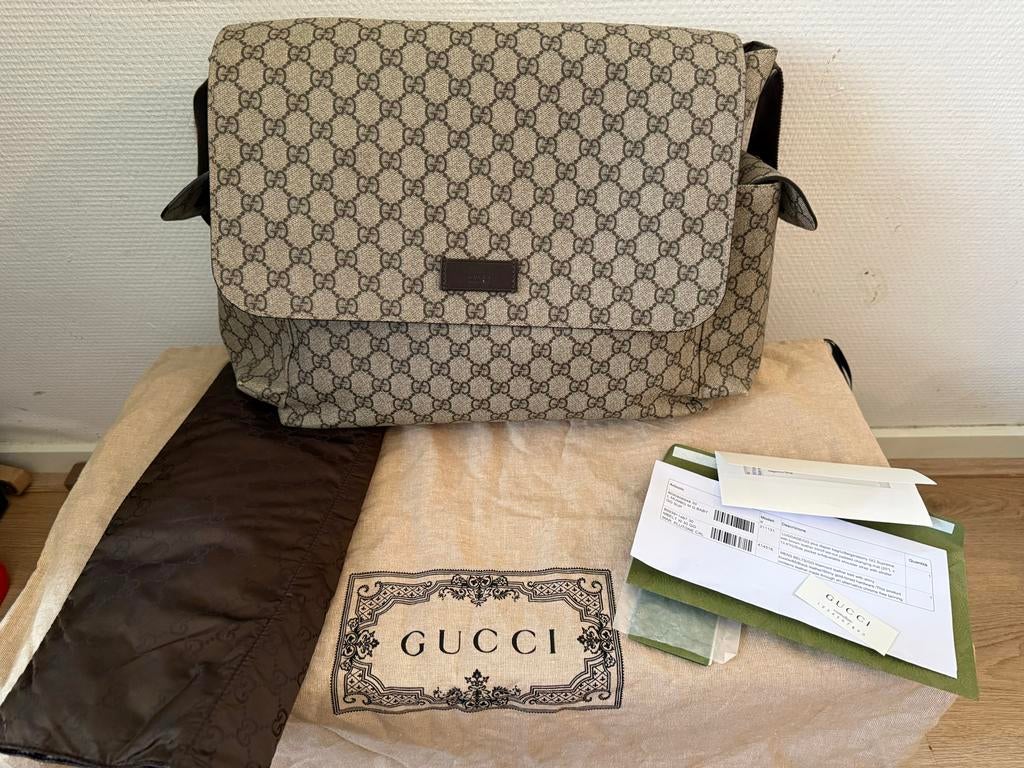 Originele Gucci Luiertas met Bon - Goede Staat, Kinderen en Baby's, Luiertassen, Gebruikt, Schoudertas, Ophalen