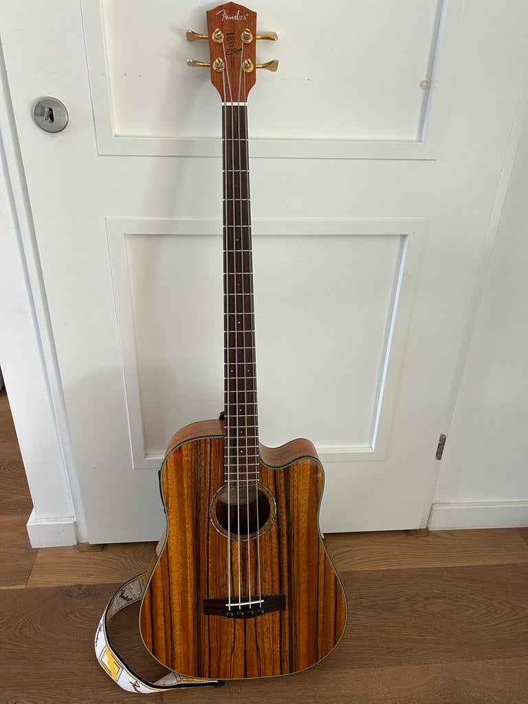 Fender Victor Bailey akoestische/elektrische basgitaar, Ophalen, Zo goed als nieuw, Akoestisch