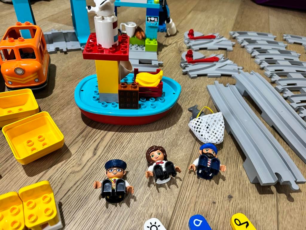 LEGO Duplo Stoomtrein 10875, Kinderen en Baby's, Speelgoed | Duplo en Lego, Zo goed als nieuw, Duplo, Complete set, Compleet, Ophalen of Verzenden
