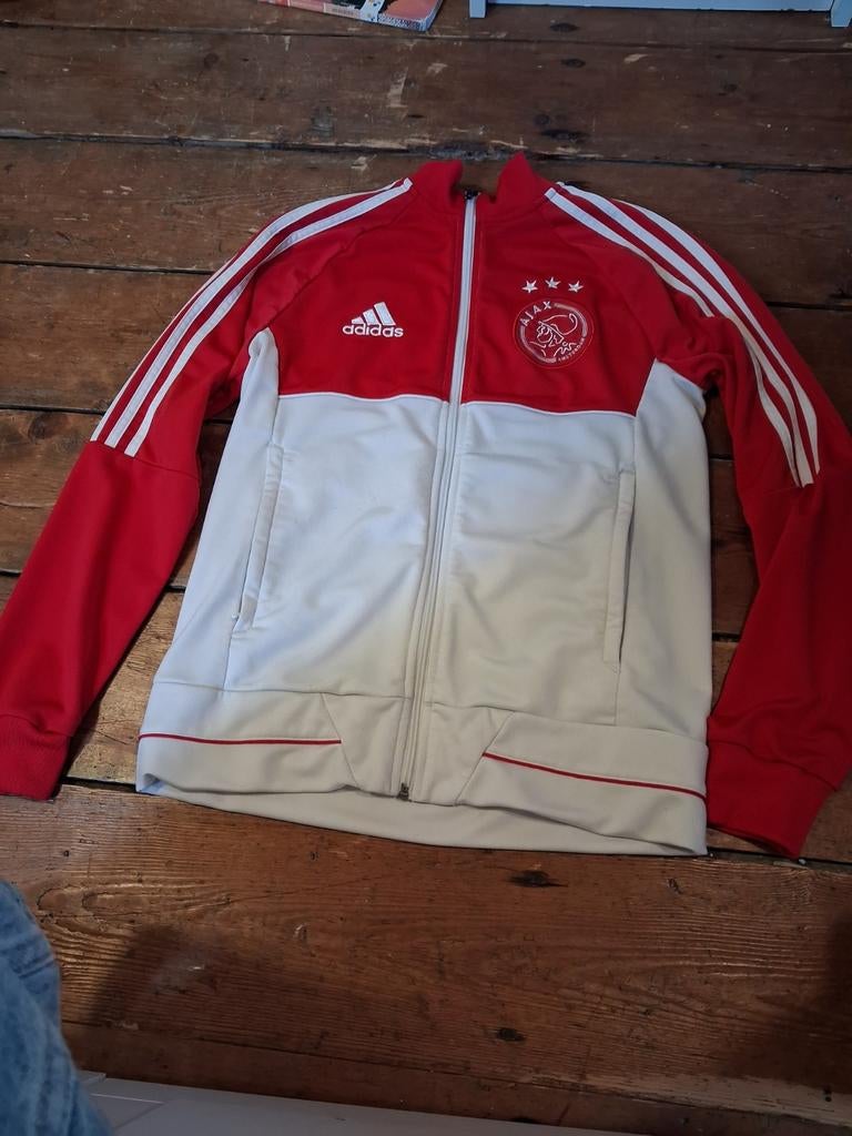 Ajax Adidas Vest Maat 158/164, Adidas, Trui of Vest, Ophalen of Verzenden, Zo goed als nieuw