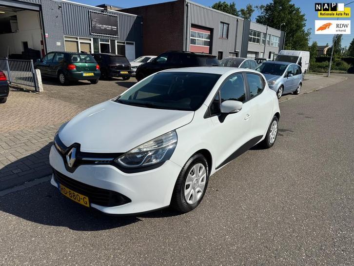 Renault Clio 0.9 TCe 5-DRS 2015 Wit | NAP | CAMERA, Auto's, Renault, Bedrijf, Te koop, Clio, ABS, Achteruitrijcamera, Airbags