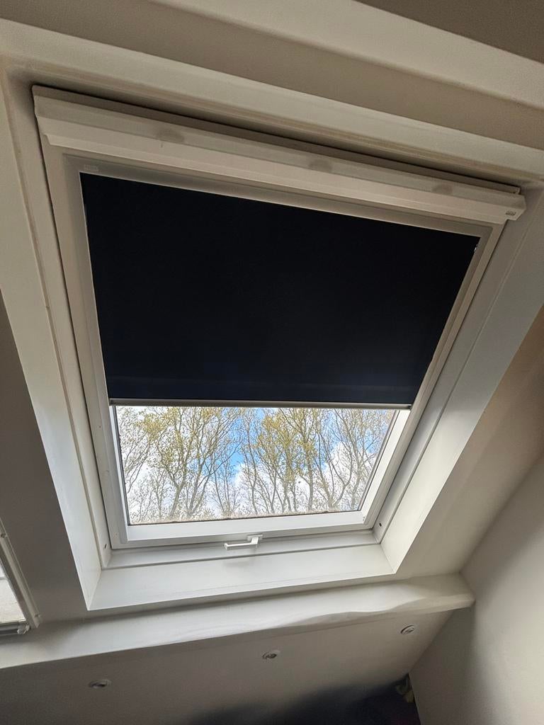3x Velux dakraam + raamdecoratie (prijs per stuk), Ophalen, Zo goed als nieuw, Minder dan 80 cm, Dakraam