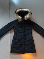 Parajumpers winterjas donkerblauw maat S met bontkraag, Blauw, Zo goed als nieuw, Maat 36 (S), Parajumpers