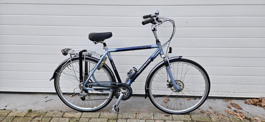 Te koop,Gazelle Geneve Goldline  Herenfiets met 27 versn, Fietsen en Brommers, Fietsen | Heren | Herenfietsen, Ophalen, Versnellingen