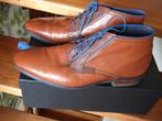 Floris van Bommel zgan veterschoenen bruin 45, Bruin, Floris van Bommel, Ophalen of Verzenden, Zo goed als nieuw