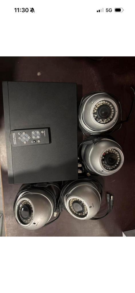 Gebruikte DVR camera systeem, Audio, Tv en Foto, Videobewaking, Gebruikt, Ophalen