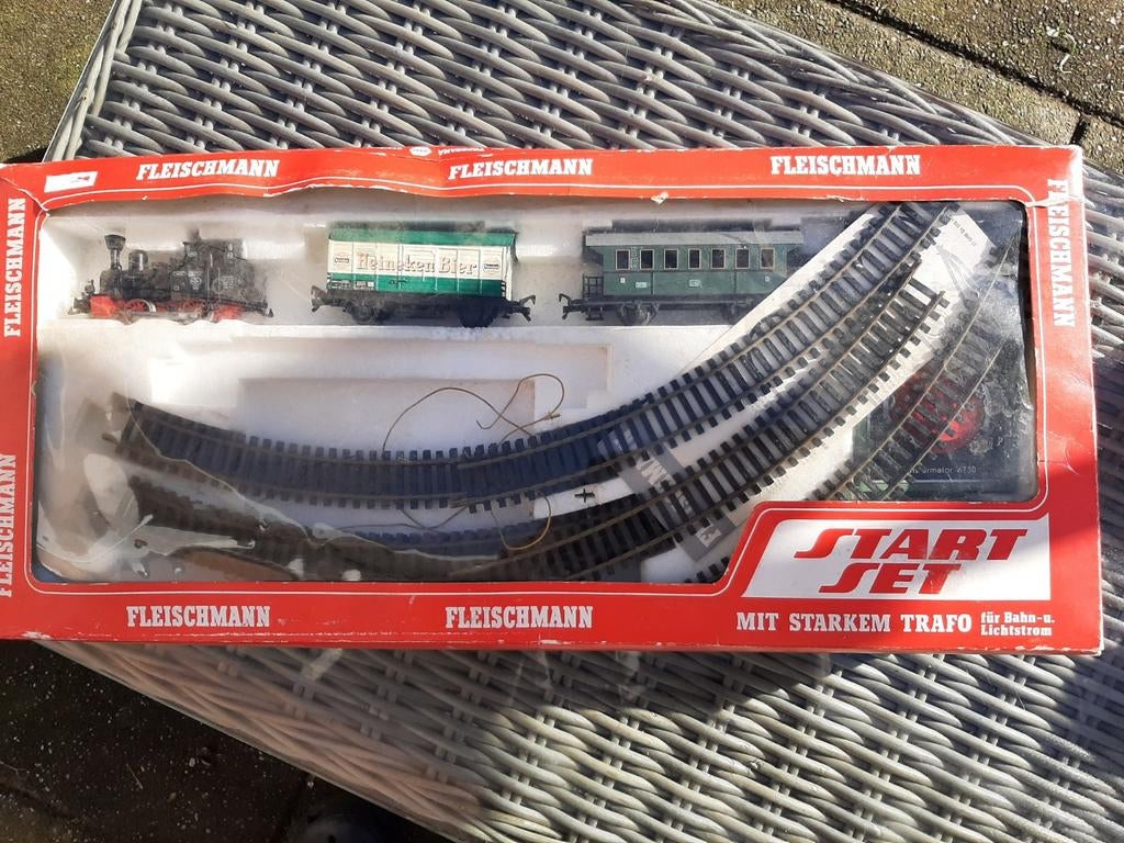 Fleischmann H0 startset Vintage modeltreinset, Ophalen of Verzenden, Nieuw