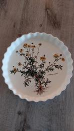 Gusto Quichevorm met Botanische Print - Zo goed als nieuw, Huis en Inrichting, Keuken | Servies, Ophalen, Keramiek, Overige stijlen
