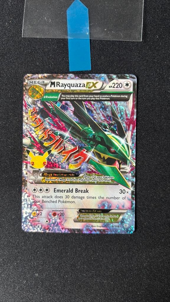 Pokemon M Rayquaza EX 25th Celebrations, Ophalen of Verzenden, Zo goed als nieuw