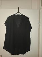 Zwart tuniekje met V-hals Shein Curve maat XL, Zwart, Maat 46/48 (XL) of groter, Ophalen of Verzenden, Zo goed als nieuw