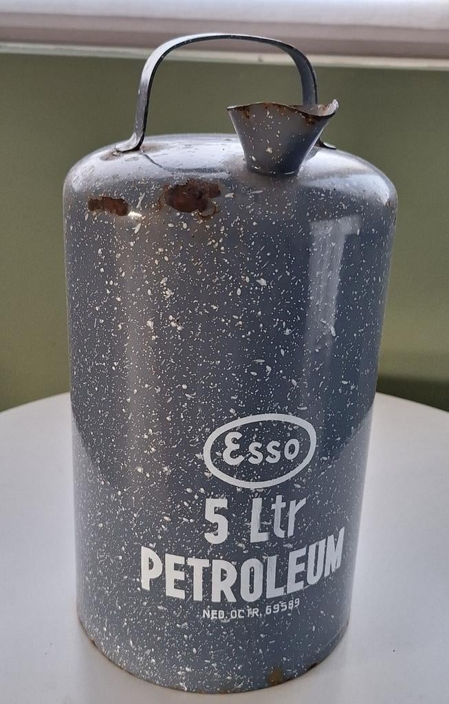 petroleum 5 liter kan Esso., Ophalen of Verzenden, Gebruikt
