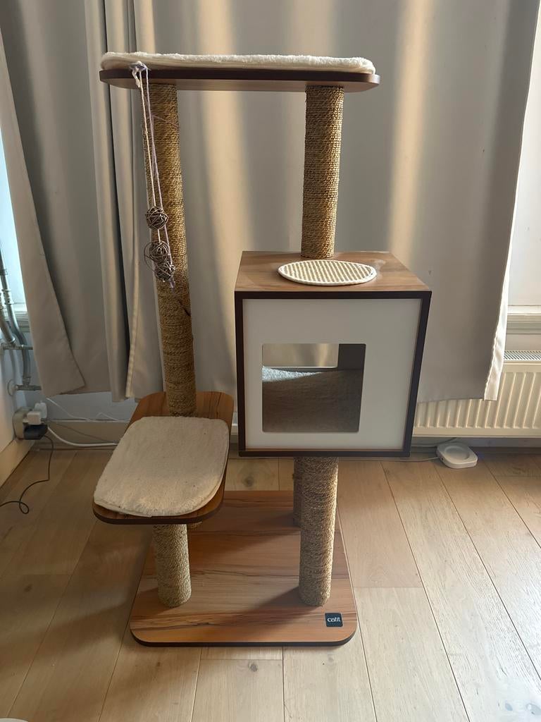 Catit - Vesper High Base - Krabpaal, Dieren en Toebehoren, Ophalen, Zo goed als nieuw