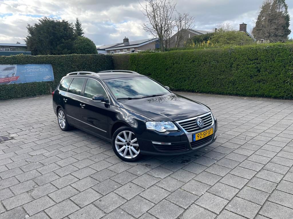 Volkswagen Passat 2.0 FSI 110KW Variant 2006 Zwart, Auto's, Volkswagen, Voorwielaandrijving, Beige, 4 cilinders, Zwart