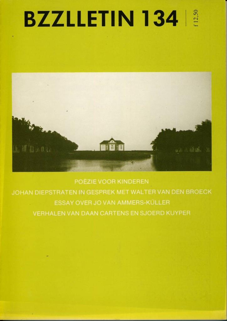 Bzzlletin 134 - Poëzie voor kinderen, Walter van den Broeck, Gelezen, Bzzlletin, Ophalen of Verzenden, Nederland