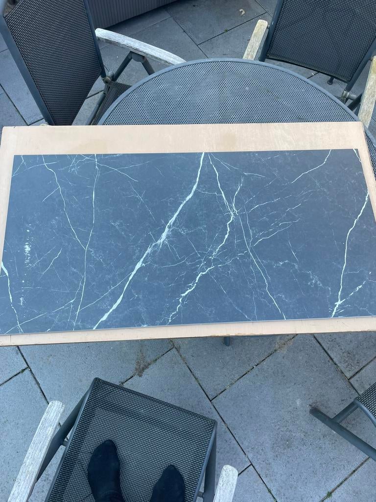 Mooi zwarte tegels, Tuin en Terras, Minder dan 150 cm, Ophalen of Verzenden, Zo goed als nieuw
