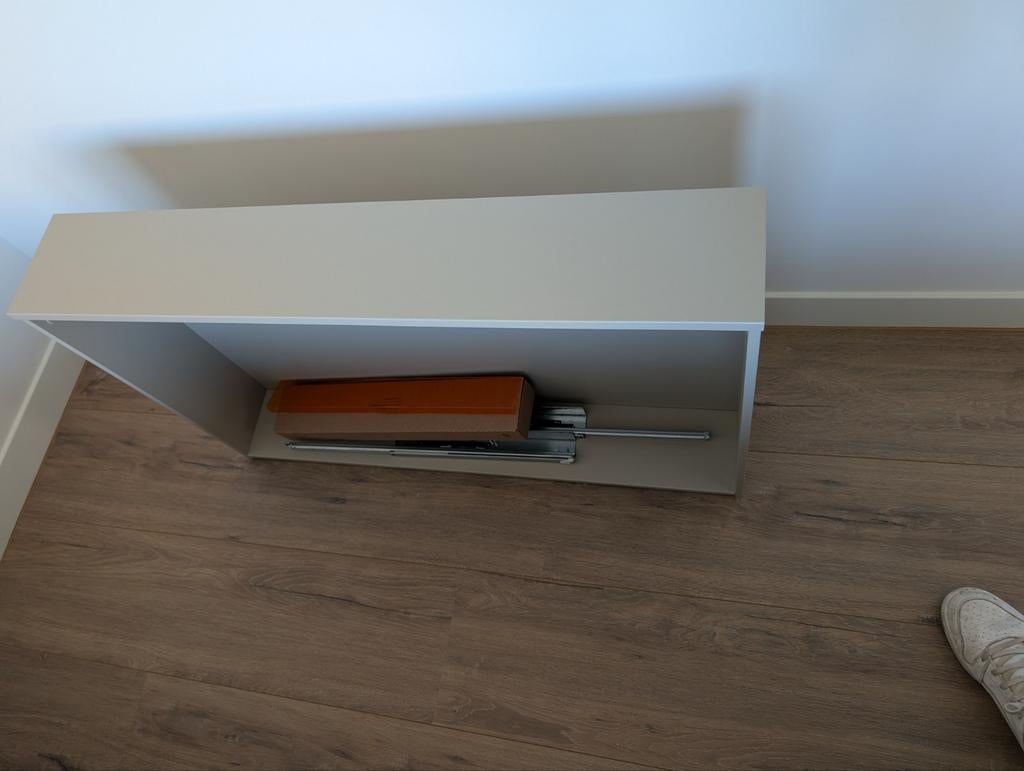 Ikea lade met rail pax 1 meter grijsbeige, Huis en Inrichting, Woonaccessoires | Wandplanken en Boekenplanken, Ophalen, Zo goed als nieuw