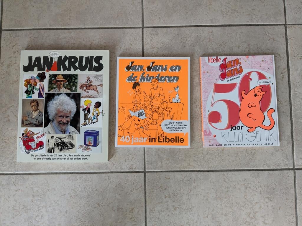 Boeken Jan Jans en de kinderen en over Jan Kruis, Boeken, Meerdere stripboeken, Ophalen of Verzenden