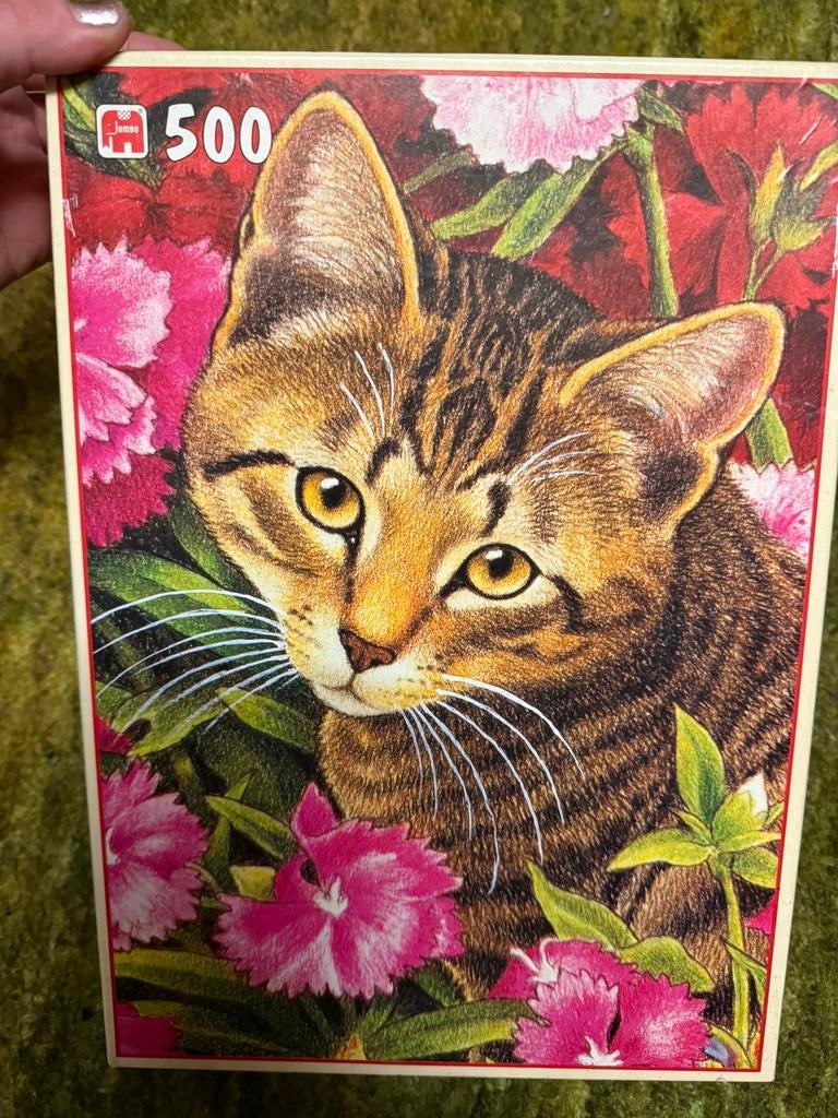 Franciens katten puzzel, Ophalen of Verzenden, 500 t/m 1500 stukjes, Gebruikt