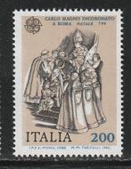 Verenigd Europa 1982 - Italië - Karel de Grote, Postzegels en Munten, Ophalen of Verzenden, Postfris, Overige thema's