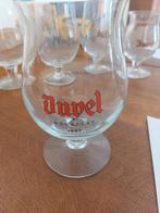 7 Duvel glazen met alleen tekst en logo, Ophalen of Verzenden, Glas of Glazen, Duvel