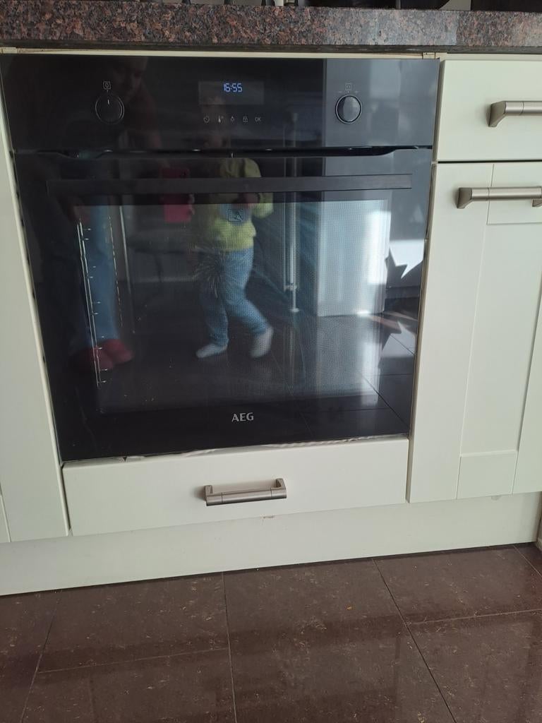 AEG inbouw oven van 2024, Witgoed en Apparatuur, Ovens, Gebruikt, Oven, Hete lucht, Inbouw