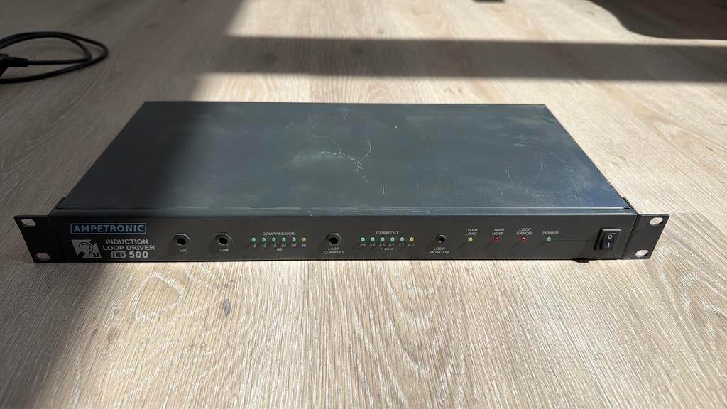 Ampetronic ILD 500 ringleiding versterker – inductielus, Audio, Tv en Foto, Ophalen, Zo goed als nieuw