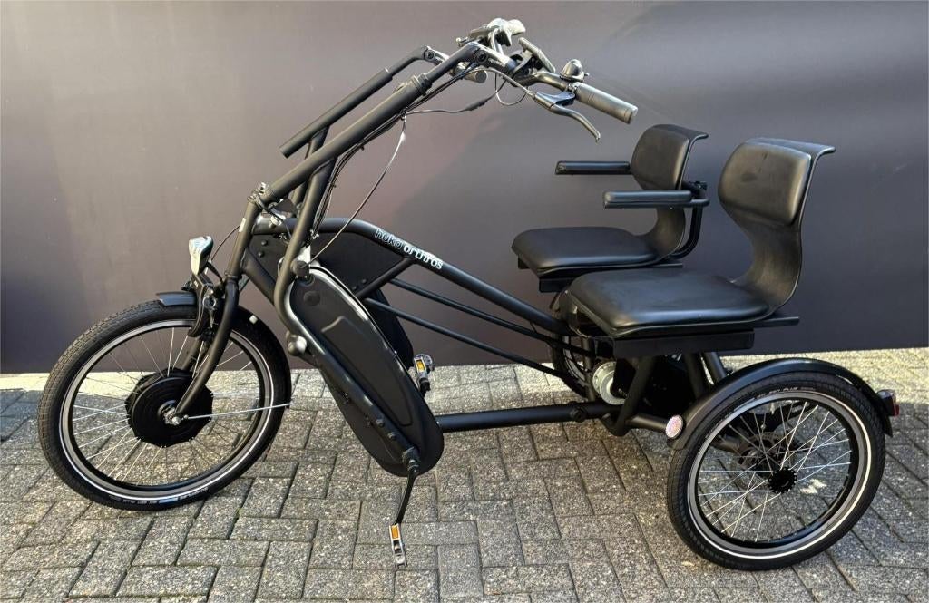 Huka orthros duofiets DUBBEL BATTERIJ+garantie, Fietsen en Brommers, Fietsen | Driewielfietsen, Ophalen, Zo goed als nieuw, Huka orthros