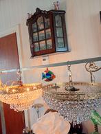 2 Plafoniers en wandlampen ..., Huis en Inrichting, Lampen | Plafondlampen, Ophalen of Verzenden, Zo goed als nieuw, Glas, Retro