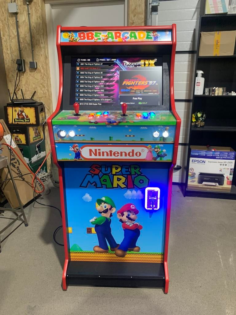 Arcade kast mario, Verzamelen, Automaten | Overige, Ophalen, Nieuw
