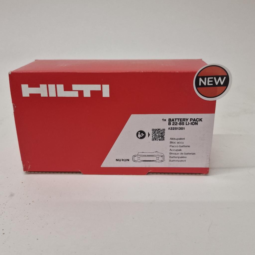 Hilti B 22-85 Nuron accu | Nieuw, Hilti, Nieuw, Support@hilti.com, Hilti Corporation, Feldkircher Strasse 100, 
9494 Schaan
Liechtenstein