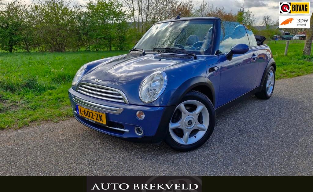 Mini Mini Cabrio 1.6 Cooper Cabrio 116PK | Rijklaarprijs | V, Auto's, Voorwielaandrijving, Gebruikt, Zwart, 4 cilinders