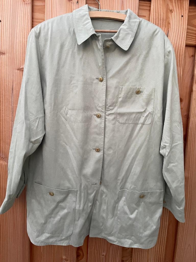 ZGAN Mooi luxe, mintgroen jasje, maat 46 MarCona, MarCona, Verzenden, Maat 46/48 (XL) of groter, Zo goed als nieuw