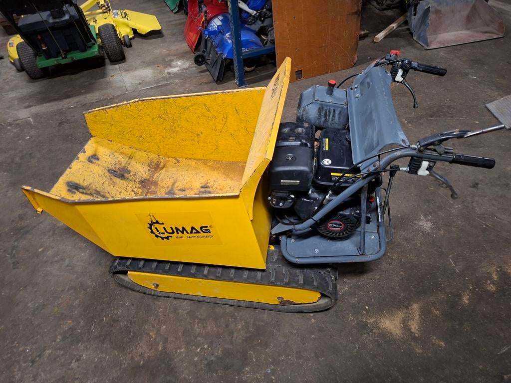 Lumag md 500 rupsdumper, Ophalen