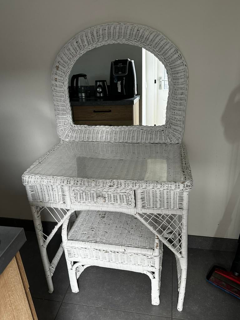 Vintage Kaptafel, Ophalen, Gebruikt, 50 tot 100 cm, 100 tot 150 cm