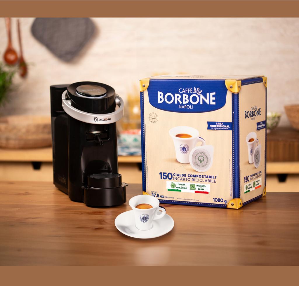 Caffè Borbone espresso apparaat met koffiepads, Ophalen, Afneembaar waterreservoir, Gebruikt, Espresso apparaat