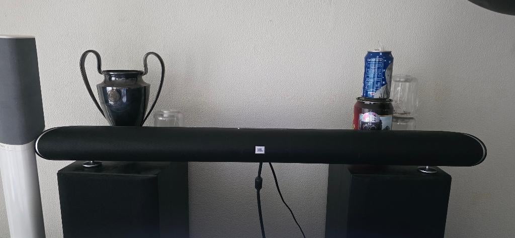 draadloos  jbl soundbar met subwoofer en afstandbediening, Ophalen, Bluetooth, Zo goed als nieuw